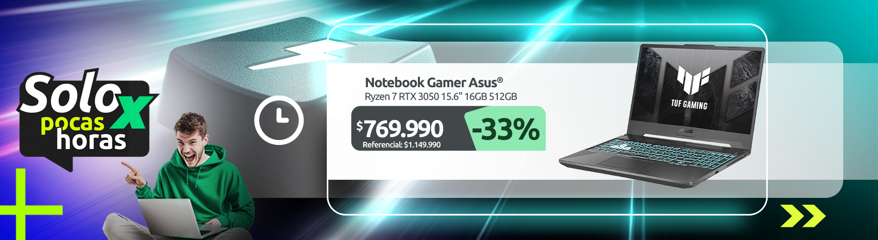 Ryzen 7 RTX 3050 15 6" 16GB 512GB