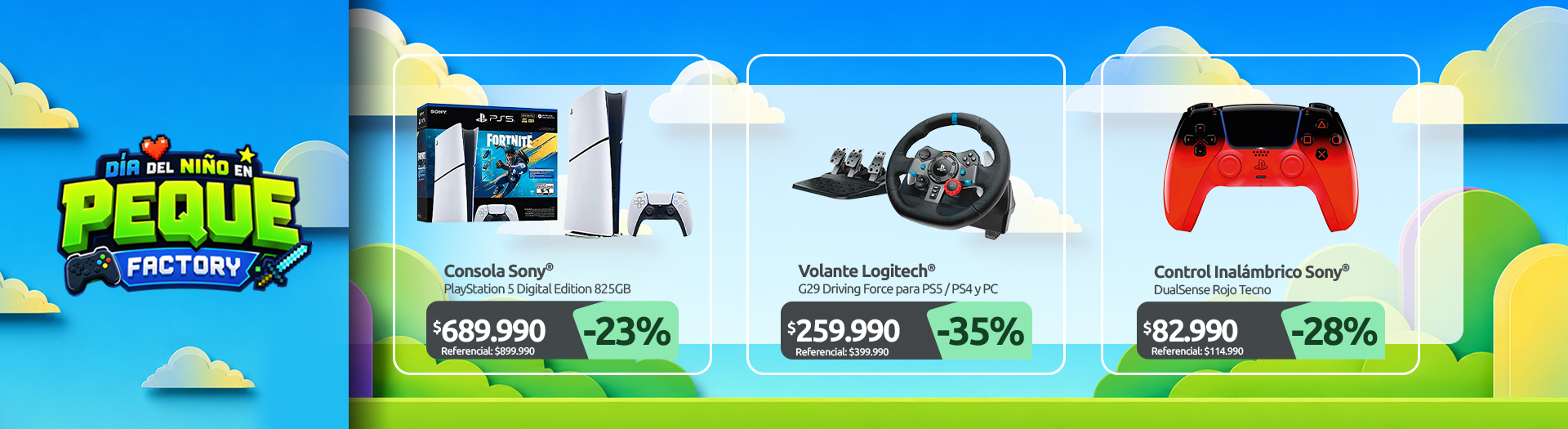 Consola PlayStation 5 Digital Edition 825GB – Fortnite Flowering Chaos Bundle Volante G29 Driving Force para PS5 PS4 y PC SONY PS5 DUALSENSE WIRELESS CONTROLLER TECHNO RED