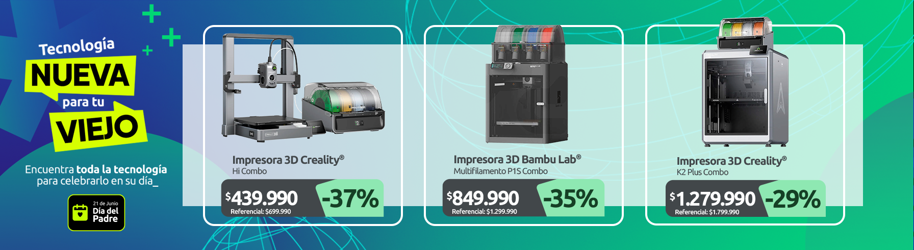 Impresora 3D Creality Hi Combo Impresora 3D Multifilamento P1S Combo Impresora 3D Creality K2 Plus Combo