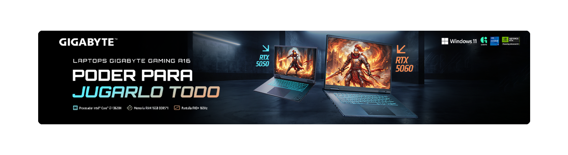 Notebooks Gigabyte campaña